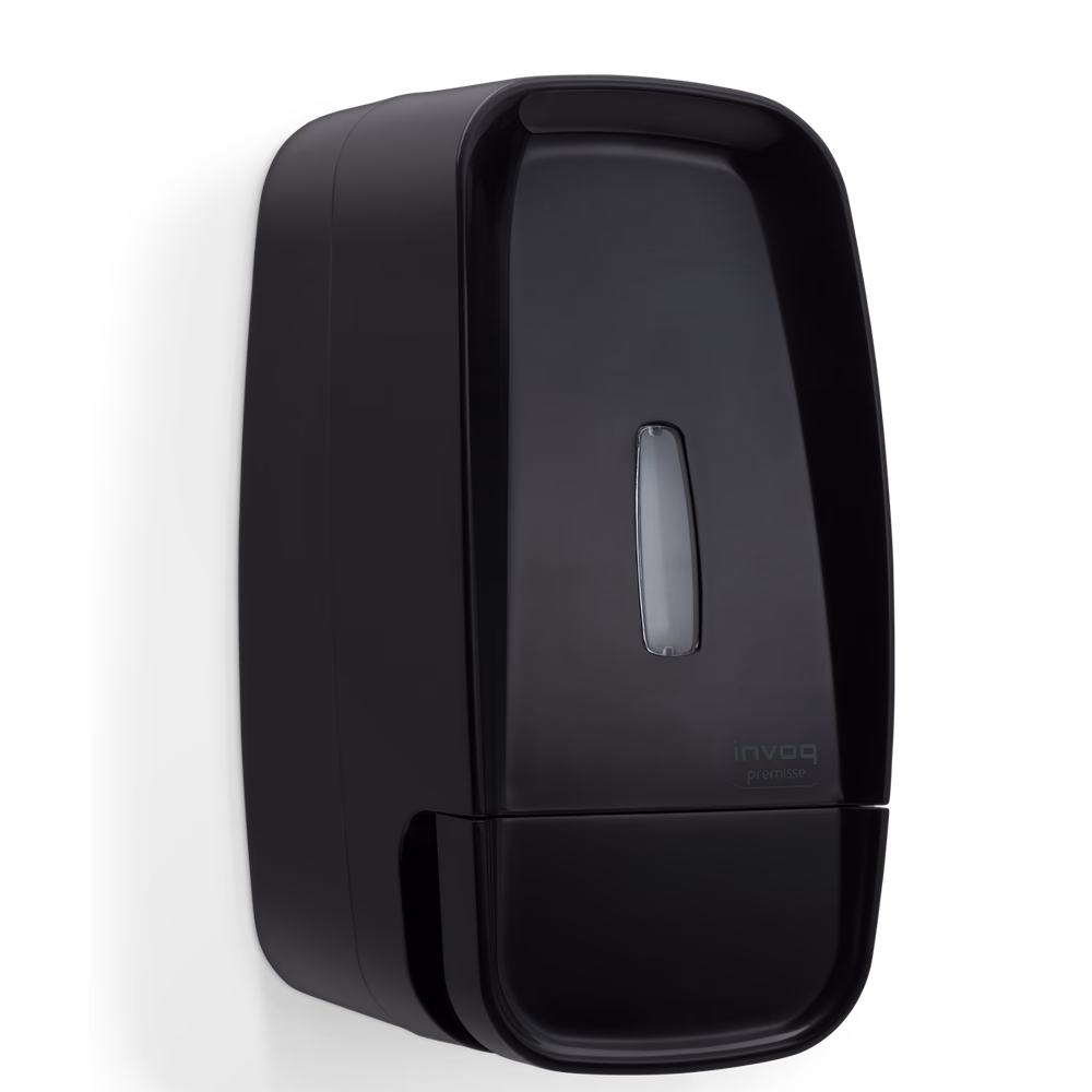 Saboneteira compacta s/reser. sabonete espuma Invoq preto Premisse