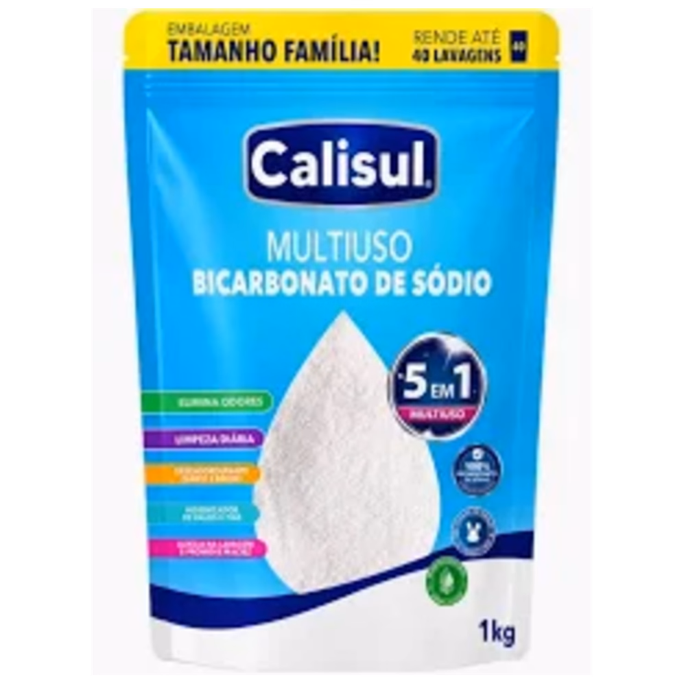 Bicarbonato de Sódio 1kg Calisul